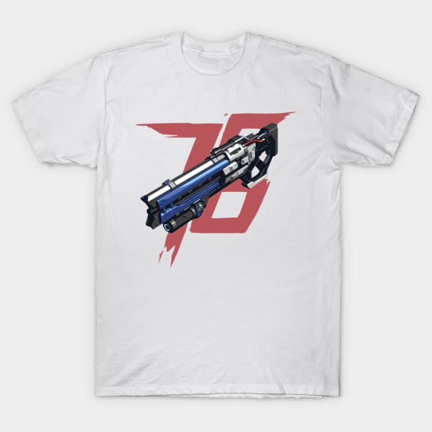 Soldier 76 Rifle 76 T-Shirt by Genessis